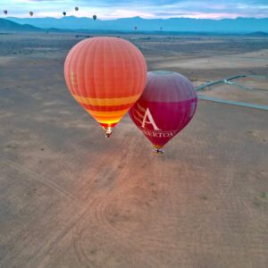 marrakech city and souks tour with hot air balloon ride