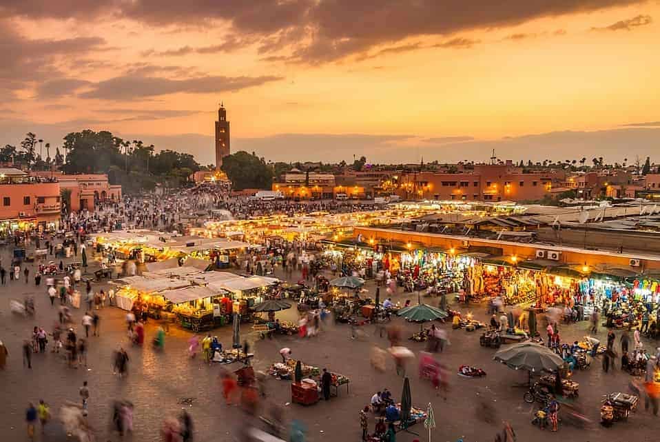 marrakech city and souks tour with hot air balloon ride